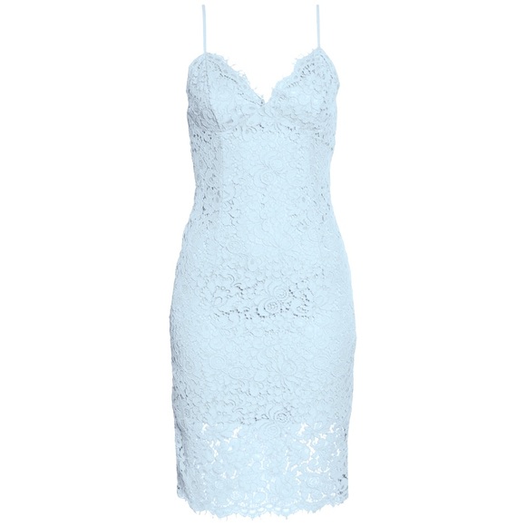 NWOT Bardot Lace Dress, Ice Blue, Small - Picture 1 of 4